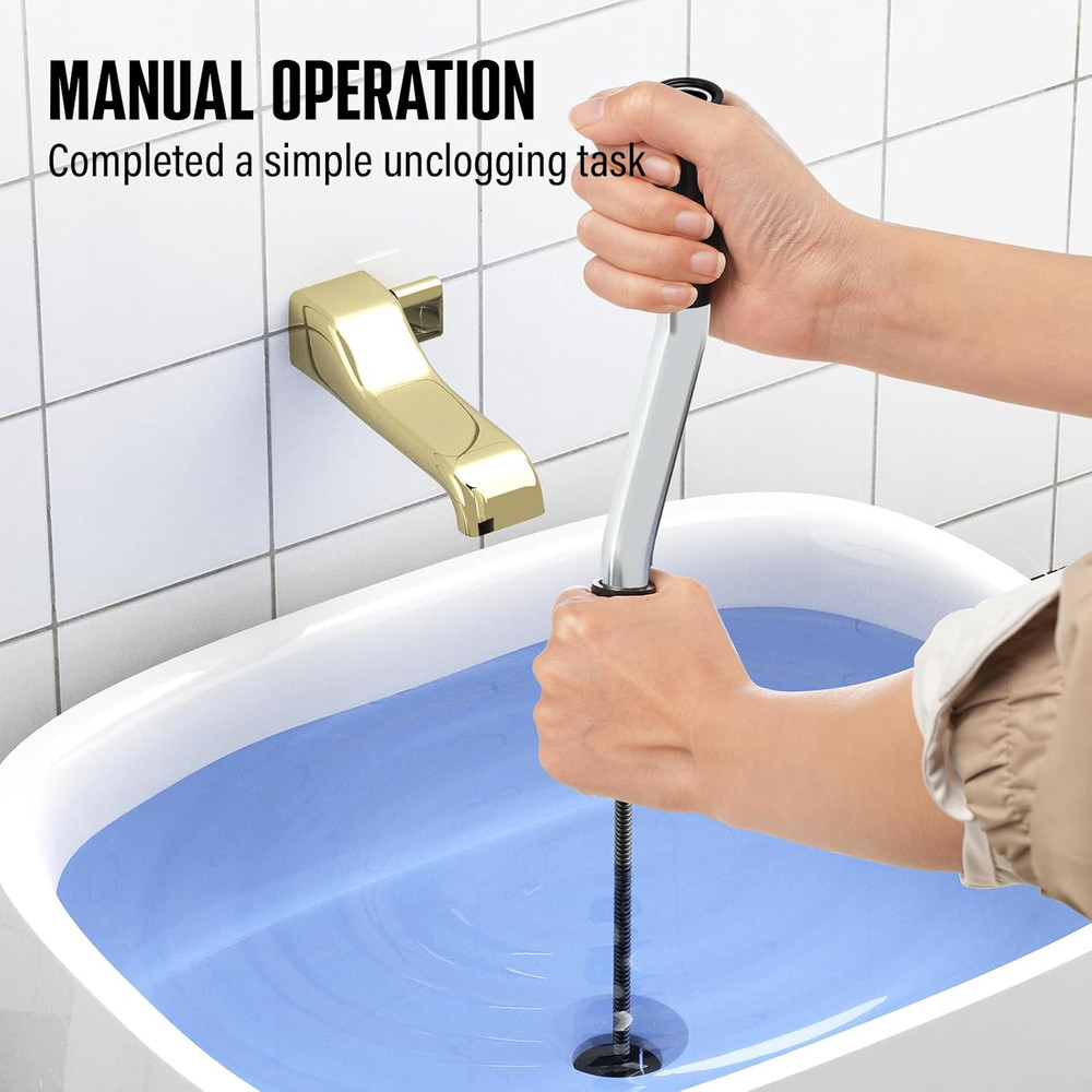 POPULO 25FT Replaceable Cable, Compatible with POPULO Electric Drain Auger(Cadl-