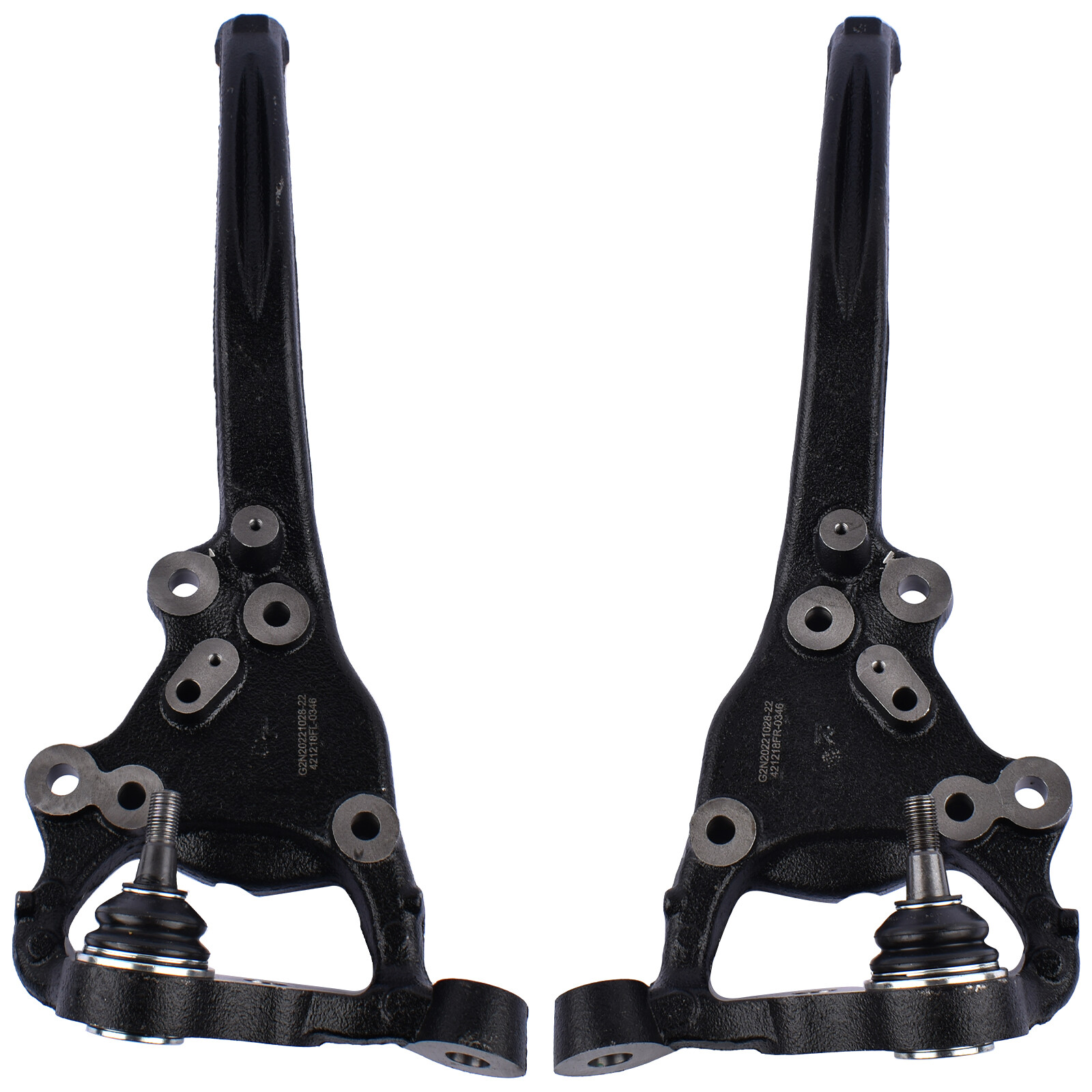 Pair Front Steering Knuckles for Chrysler 300 Dodge Charger 2012-2021 05168420AF