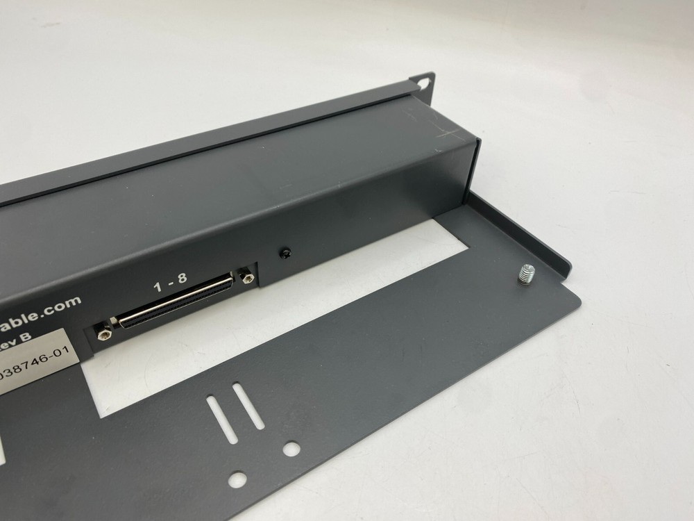 Custom Cable HDPP16 High Density Patch Panel 16 RJ-45 Ports NOS Black