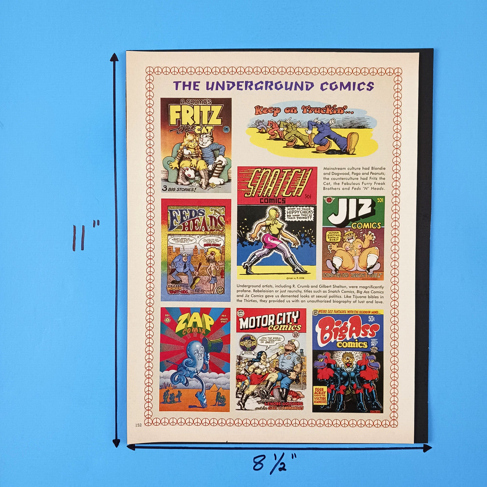 1998 The Underground Comics Print Advertisement