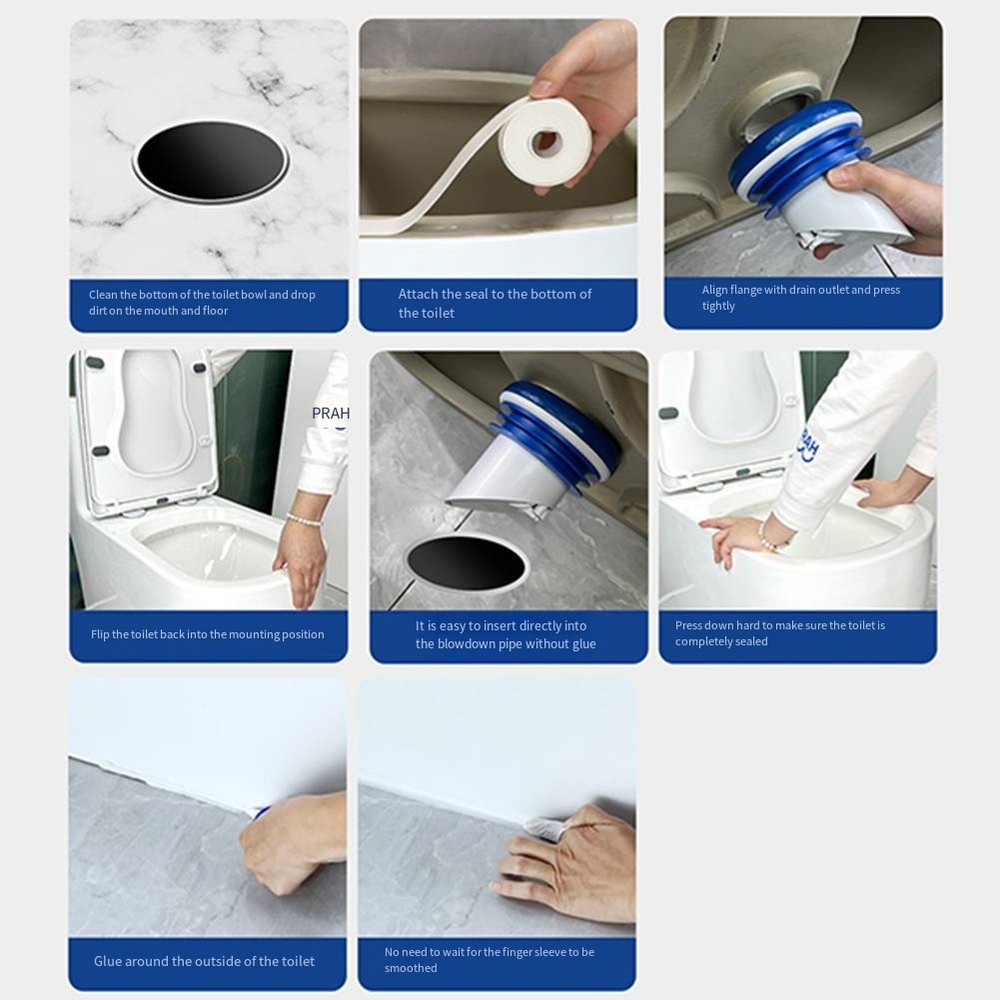 Optimal Functionality Anti Backflow Valve Integrated into the Toilet Seal Ring