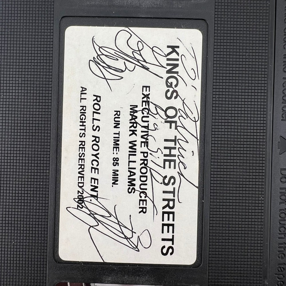 Kings of the Streets VHS 2002 Big Silk Autographed Hip Hop Documentary