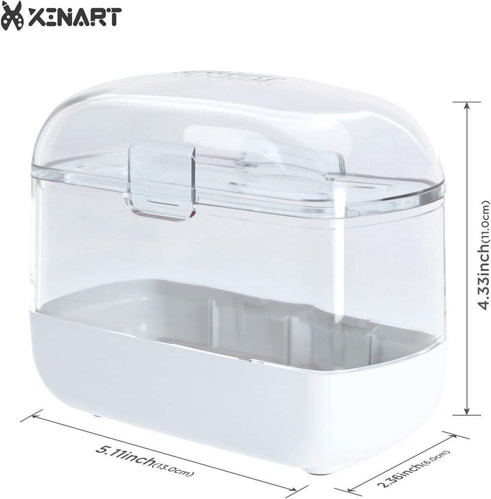 Compact 2-Compartment Blade Organizer - Keep Tools Dust-Free & Accessible