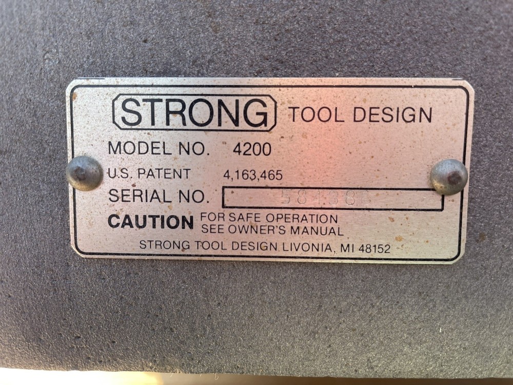 Strong 4200 horizontal router table