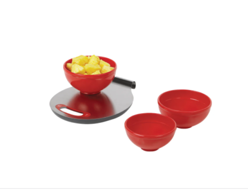 iGnite 11-lb Kitchen Scale With 3-Piece Bowl Set, Stainless