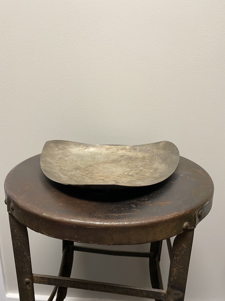 Vintage Mid Century 1960’s WMF Ikora Germany Dish Brass Silver Plated MCM Table