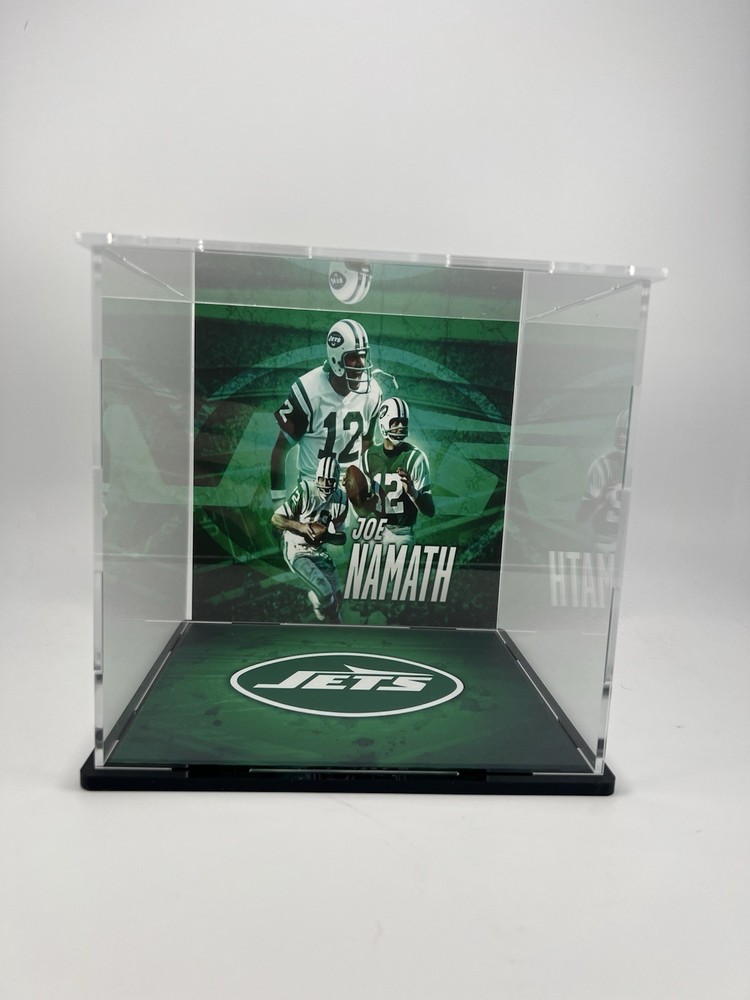 Joe Namath Custom Mini Helmet Display or Card Display - Jets