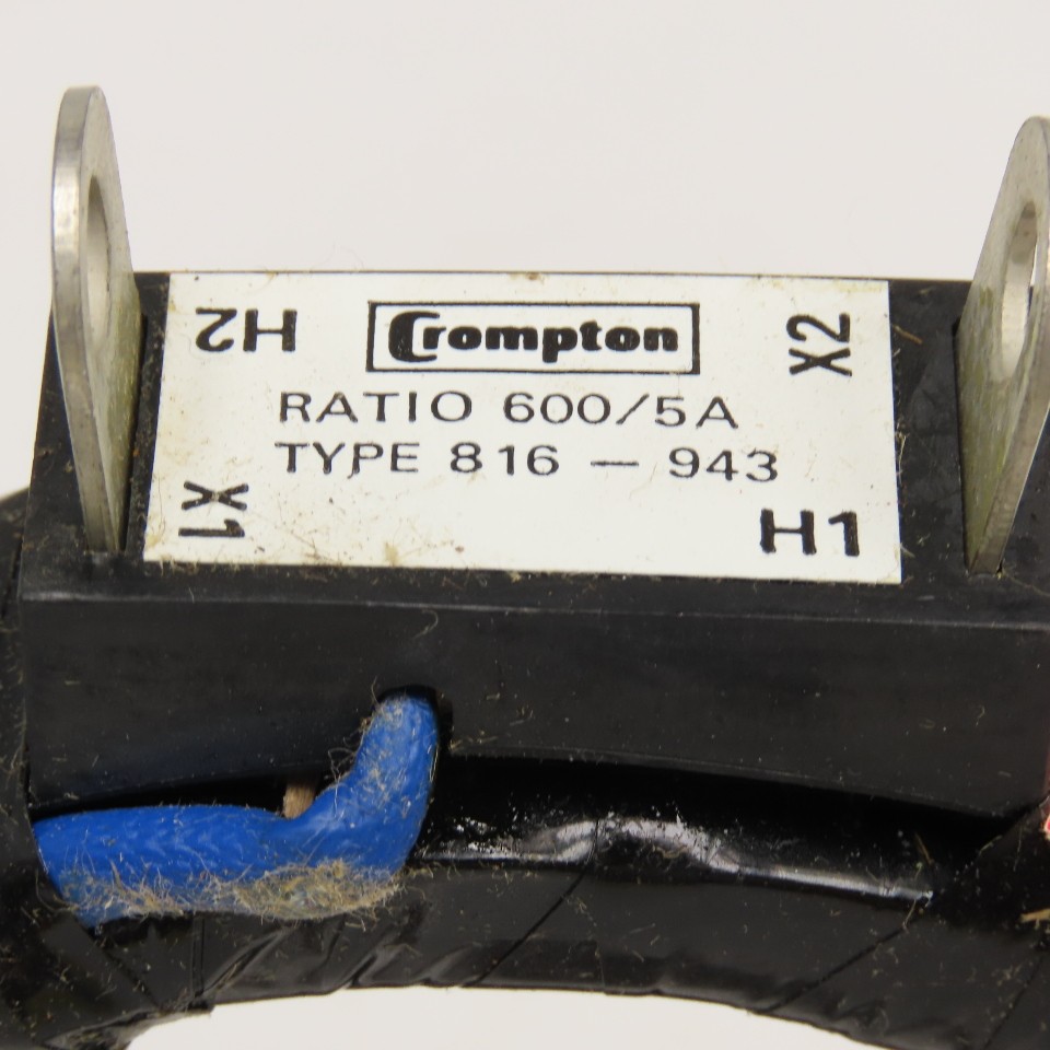 Crompton 816-943 600:1 Ratio 5A Current Transformer
