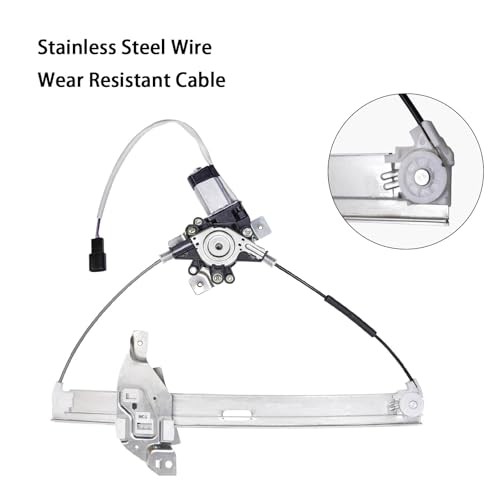 Front Left Driver Side Power Window Regulator with Motor Assembly, for 2000