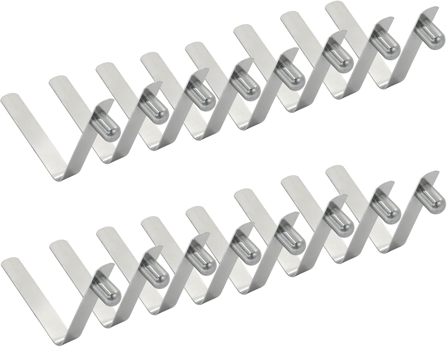 Stainless Steel Snap Clips Push Button Lock Tube Pins for Kayak Tent Canopy RV