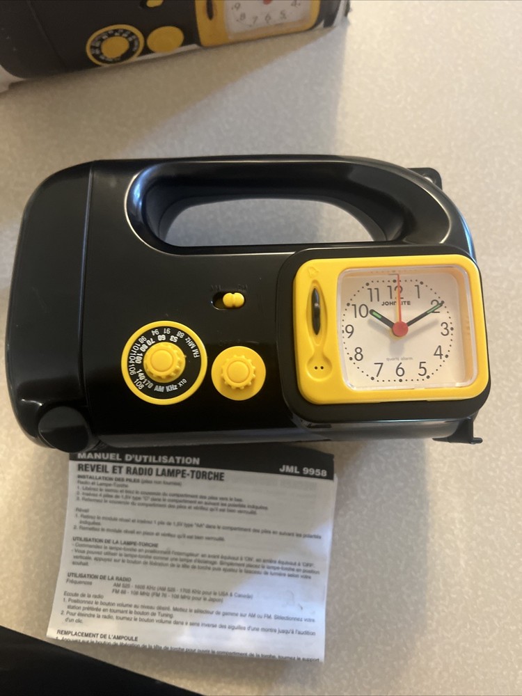 Johnlite Clock Alarm Boy New!