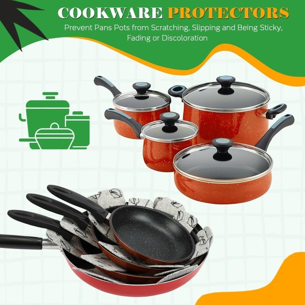 Durable Pan Separators for Stacking Cookware - Protect Your Pots and Pans