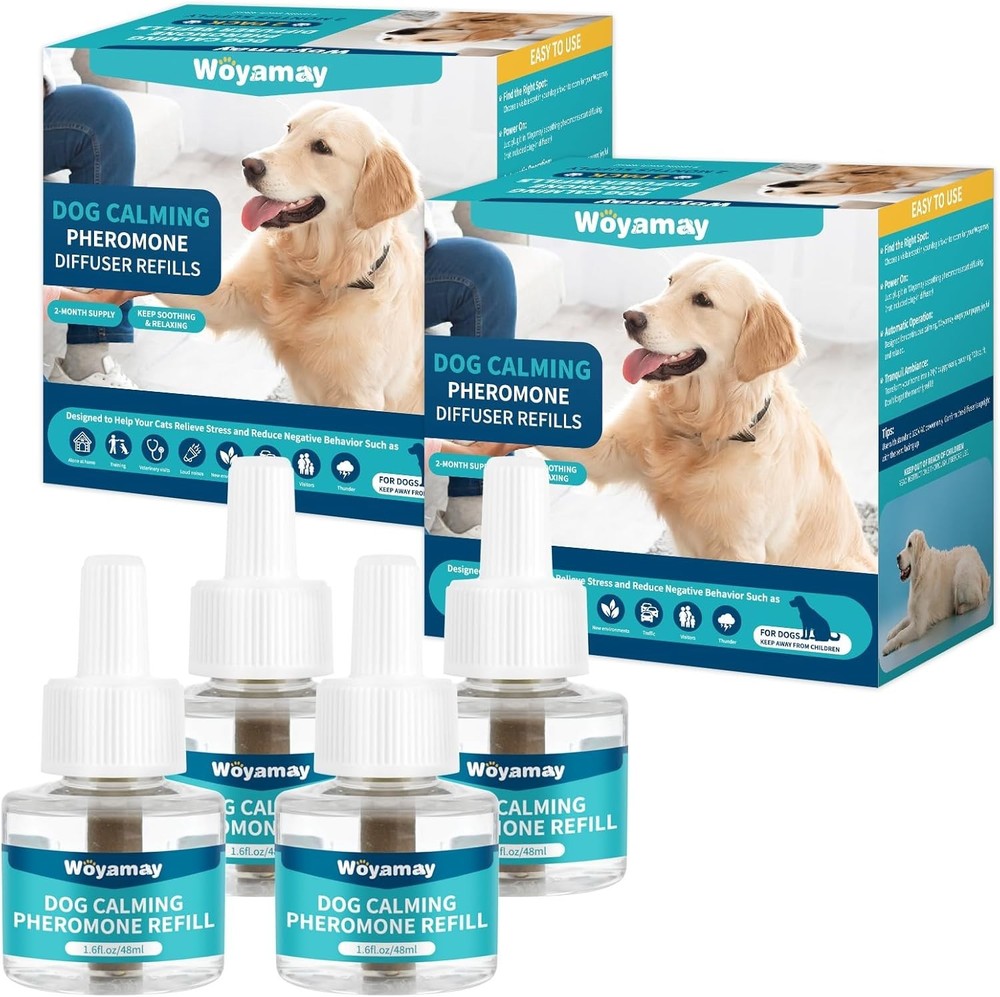 120-Day Dog Anxiety Relief Diffuser Refills - Fit All Common Diffuser Heads