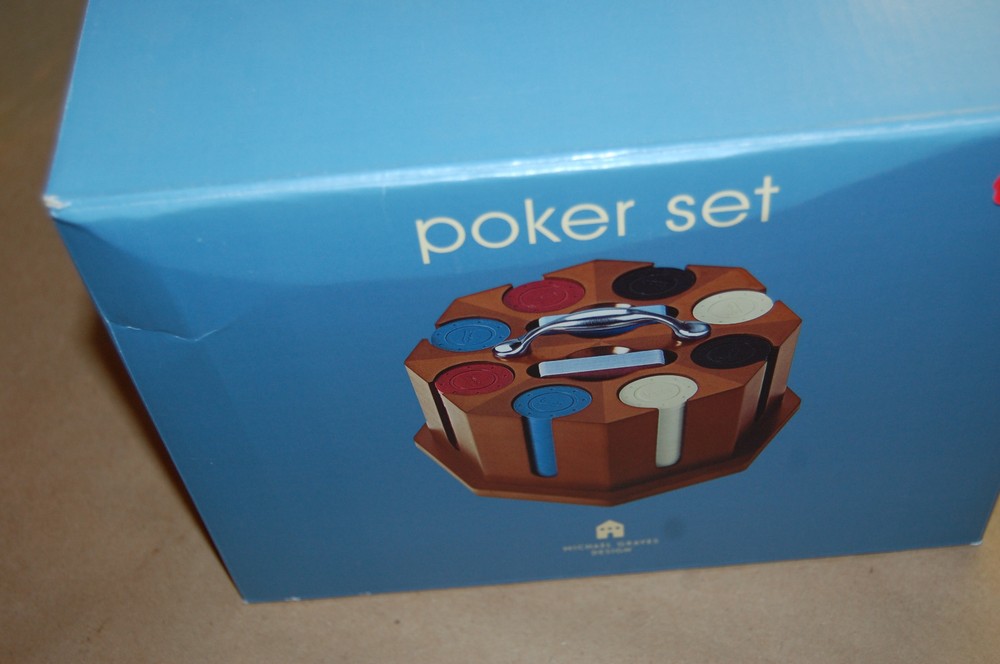 NIB Michael Graves Design Poker Set