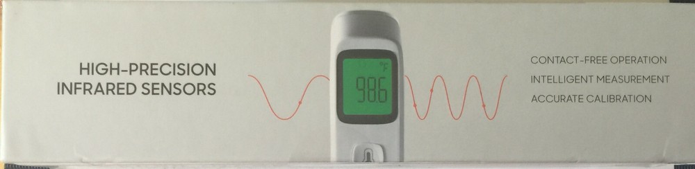 SHARPER IMAGE Digital Touchless Smart Forehead Thermometer