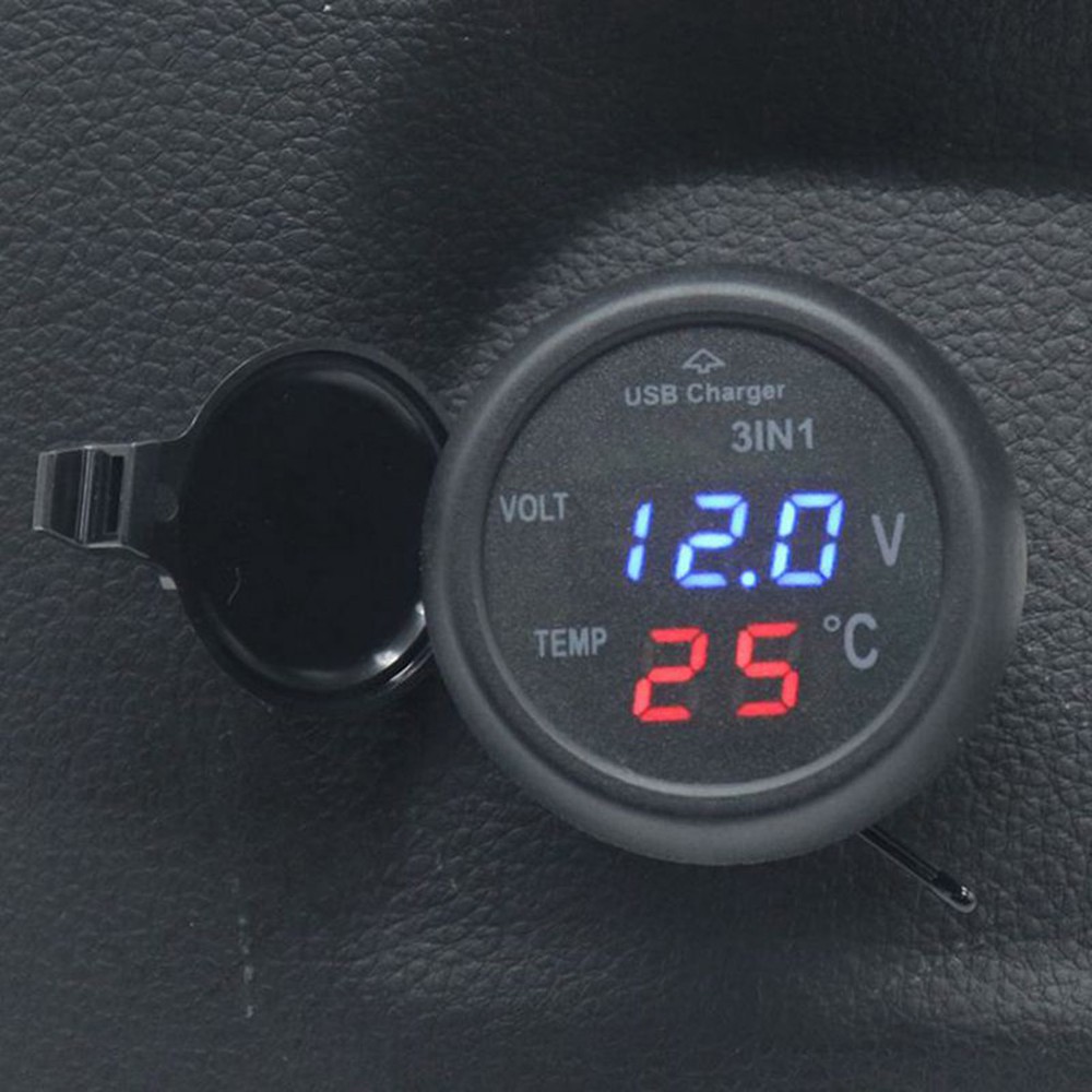 3-in-1 Multifunctional Digital Voltage Multimeter Car G0A4