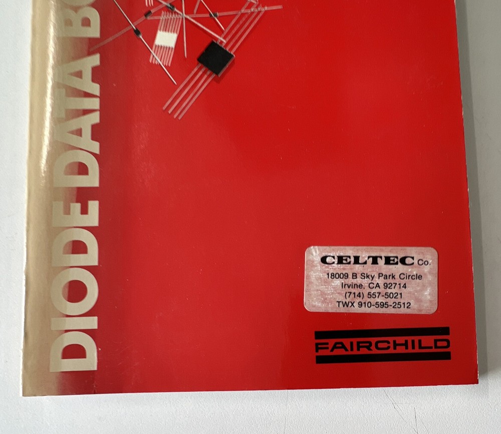 Electronics Manual Catalog Fairchild Semiconductor Diode Data Book 1978 PB