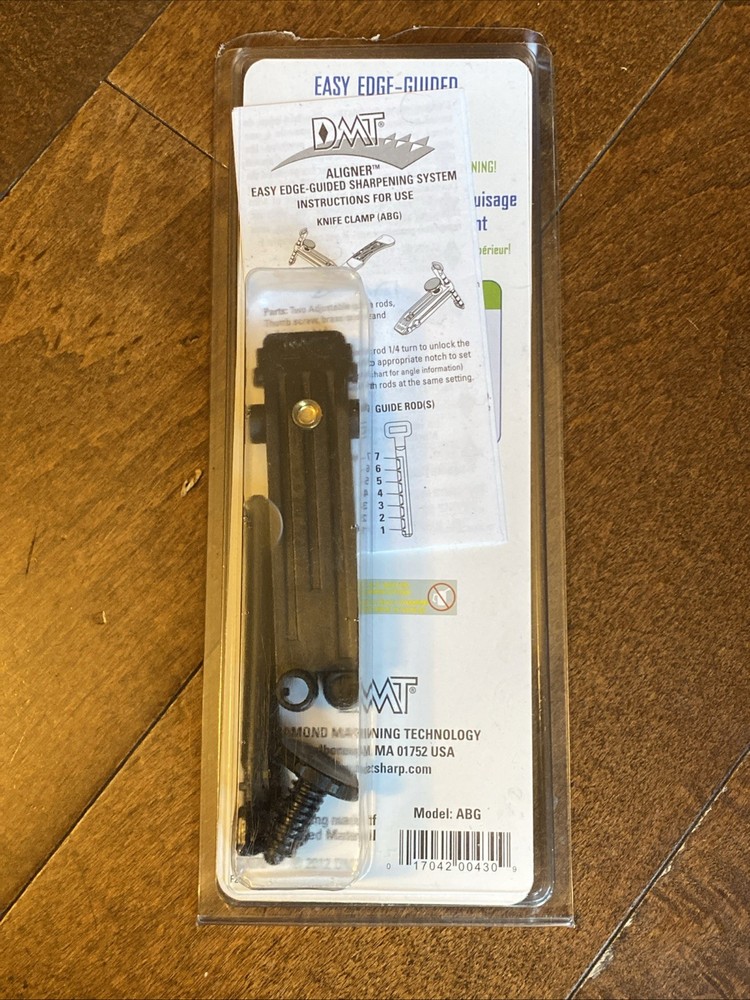 DMT Blade Guide Model: ABG, Knife Clamp Easy Edge-Guided Sharpening System USA