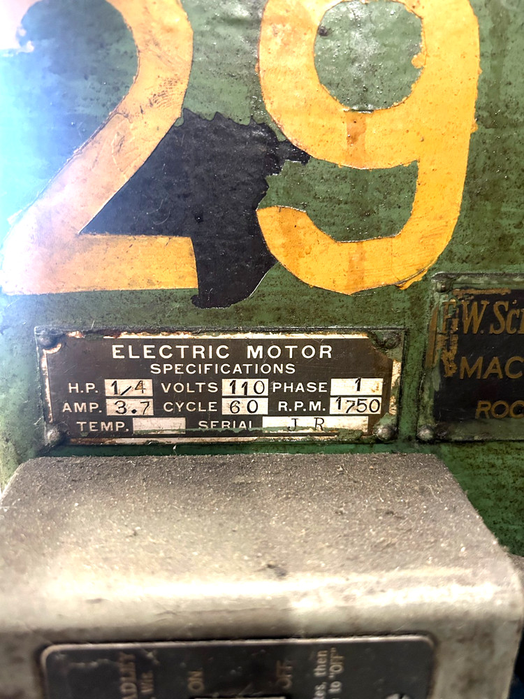 Oliver Instrument Co. Drill bit Sharpener