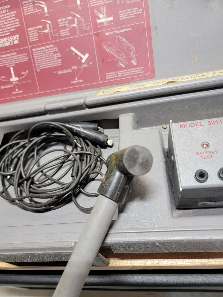 Progressive Electronics 501 The Tracker II Cable Locator System *READ BELOW*
