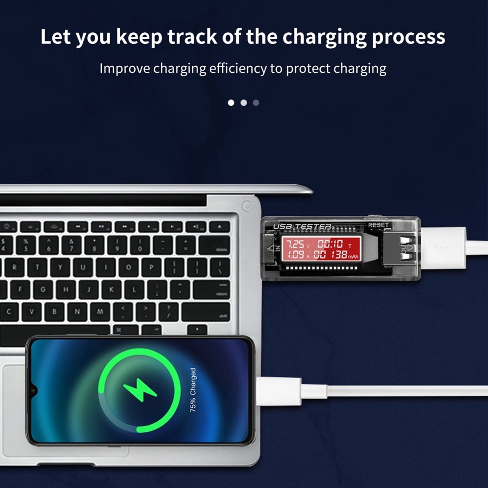 USB Tester, Current, Voltage, Charger, Capacitance, Tester, Voltmeter, Display9159