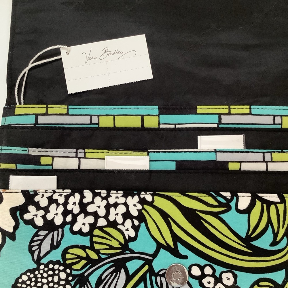 Vera Bradley Island Blooms Pattern Envelope Style Fabric File Folder