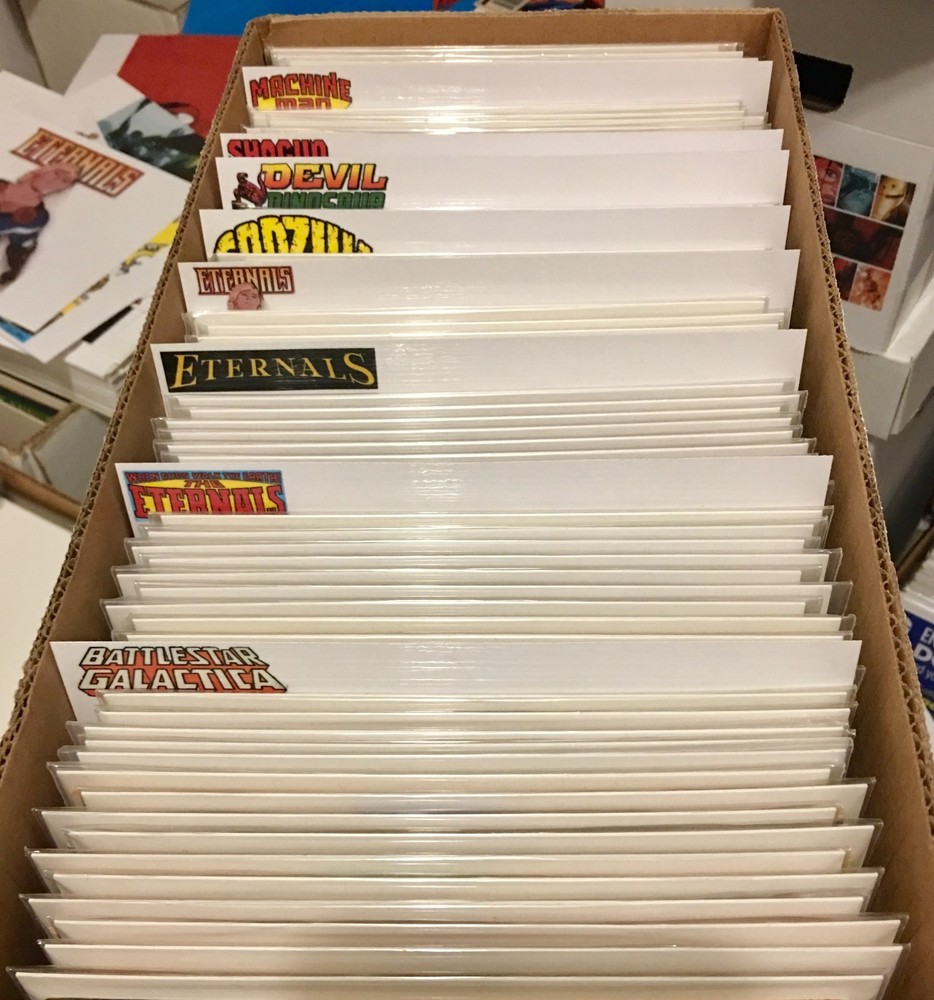 15 PRE LABELED Comic Logo Dividers ANY STYLE Image Walking Dead Spawn Saga