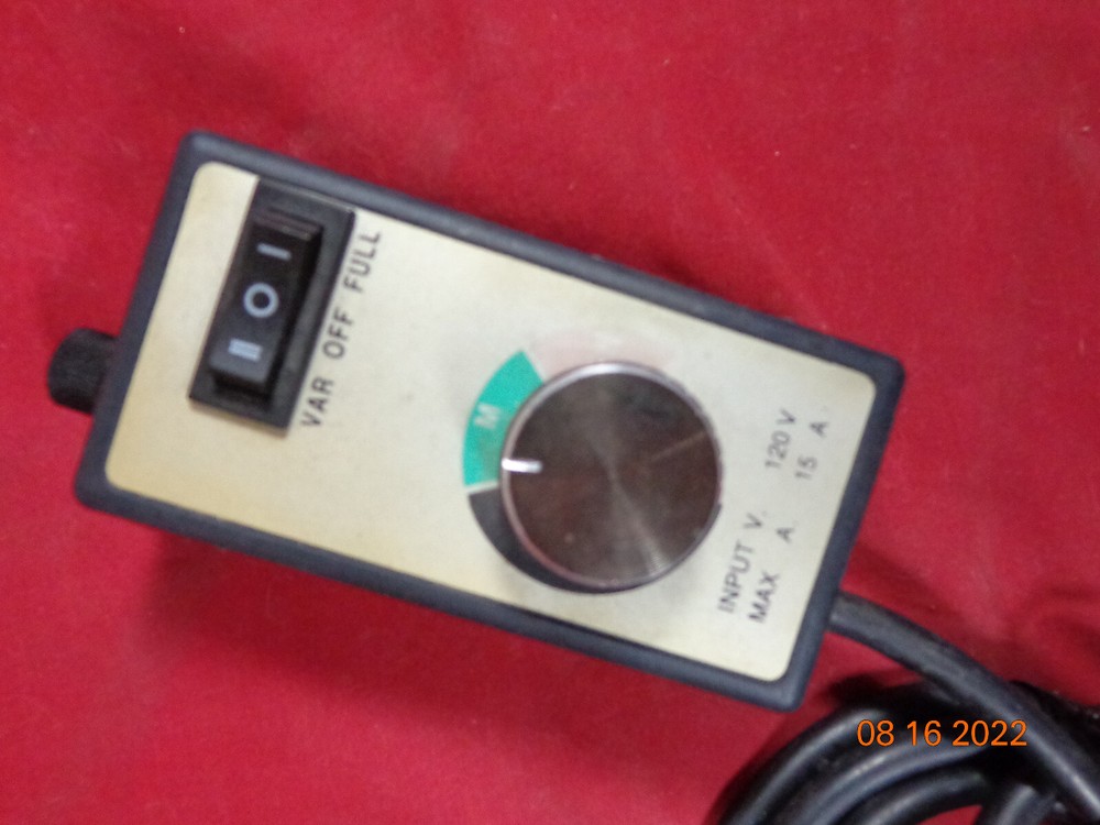 VenTech Variable Dial Router Fan Speed Controller HIGH/MED/LOW FREE SHIP - B37