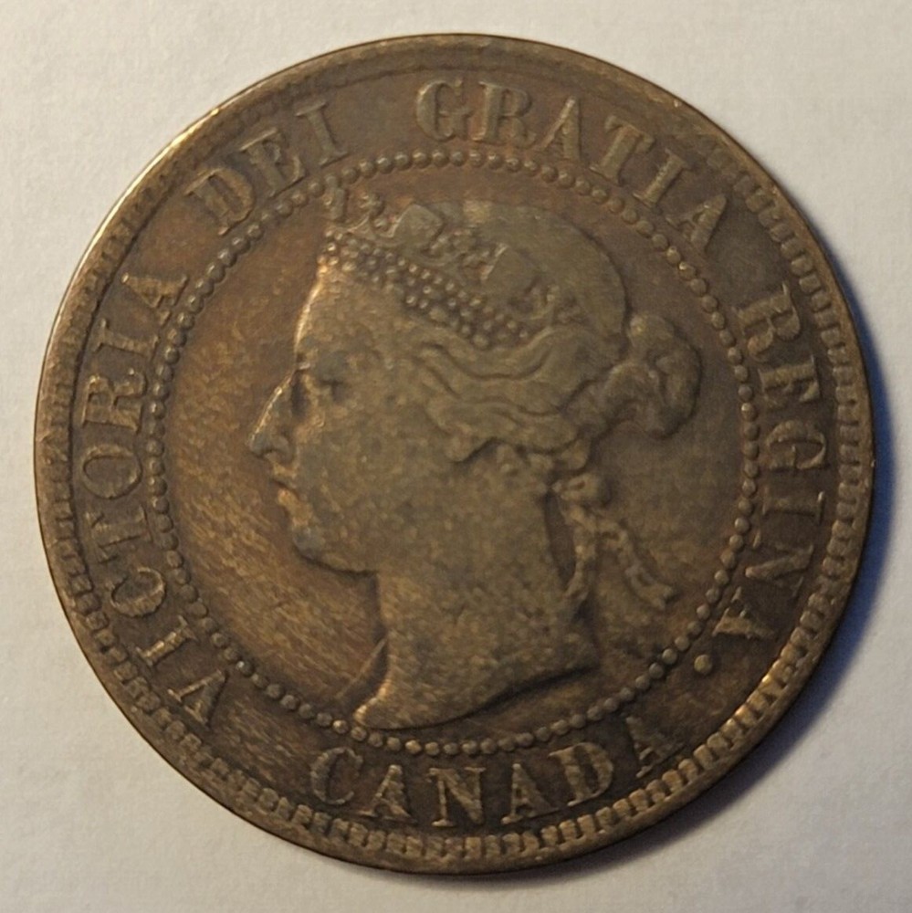 1893 Canada Large One Cent Coin