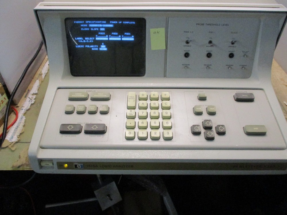 hewlett packard HP 1615A logic analyzer [2*I-19.75]