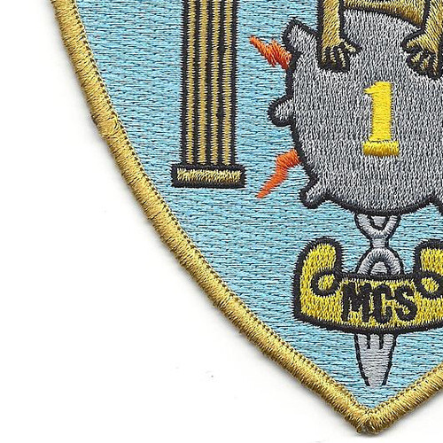 USS Catskill MCS-1 Countermeasures Support Ship Patch