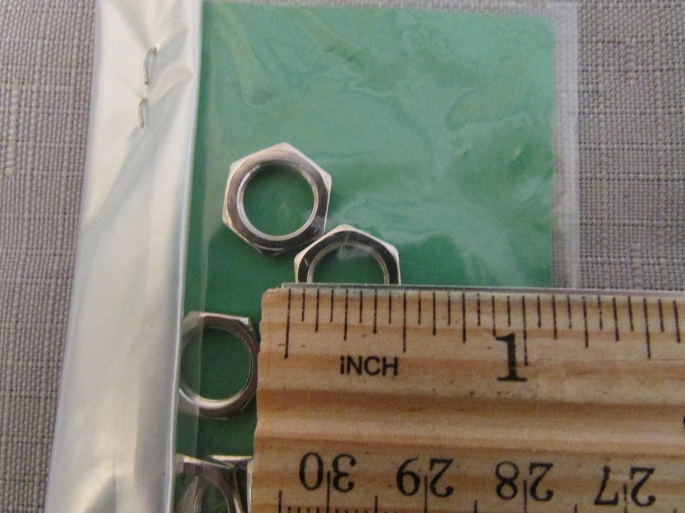(125) Nuts for Potentiometers Switches Panel Mount Electronics