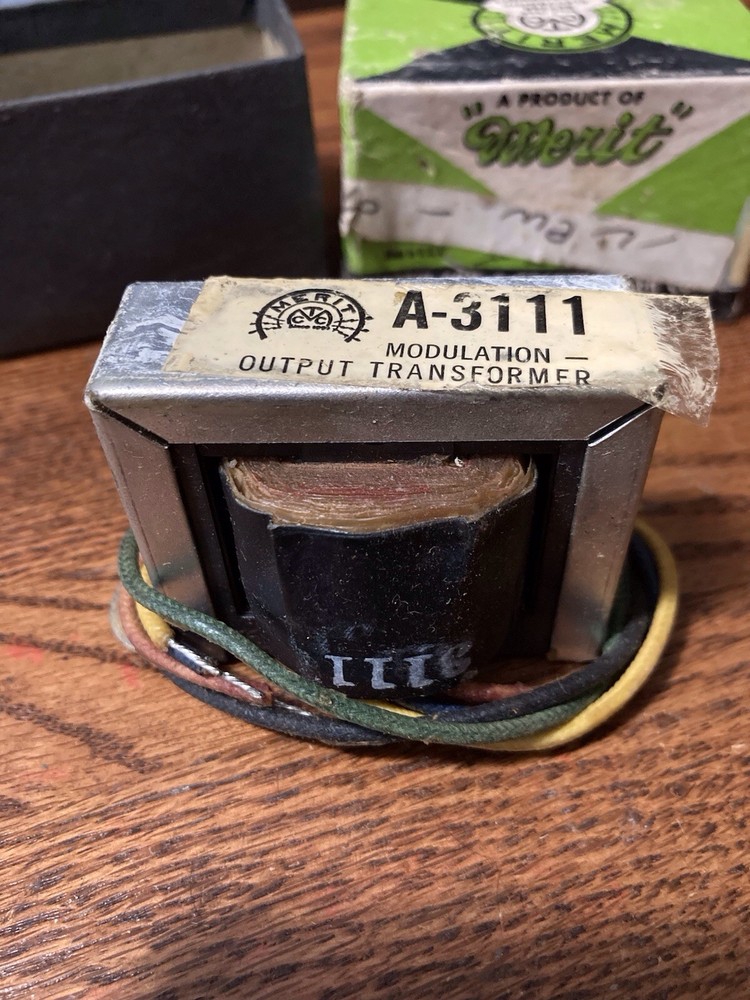 Merit A-3111 Modulation-Output Transformer NOS