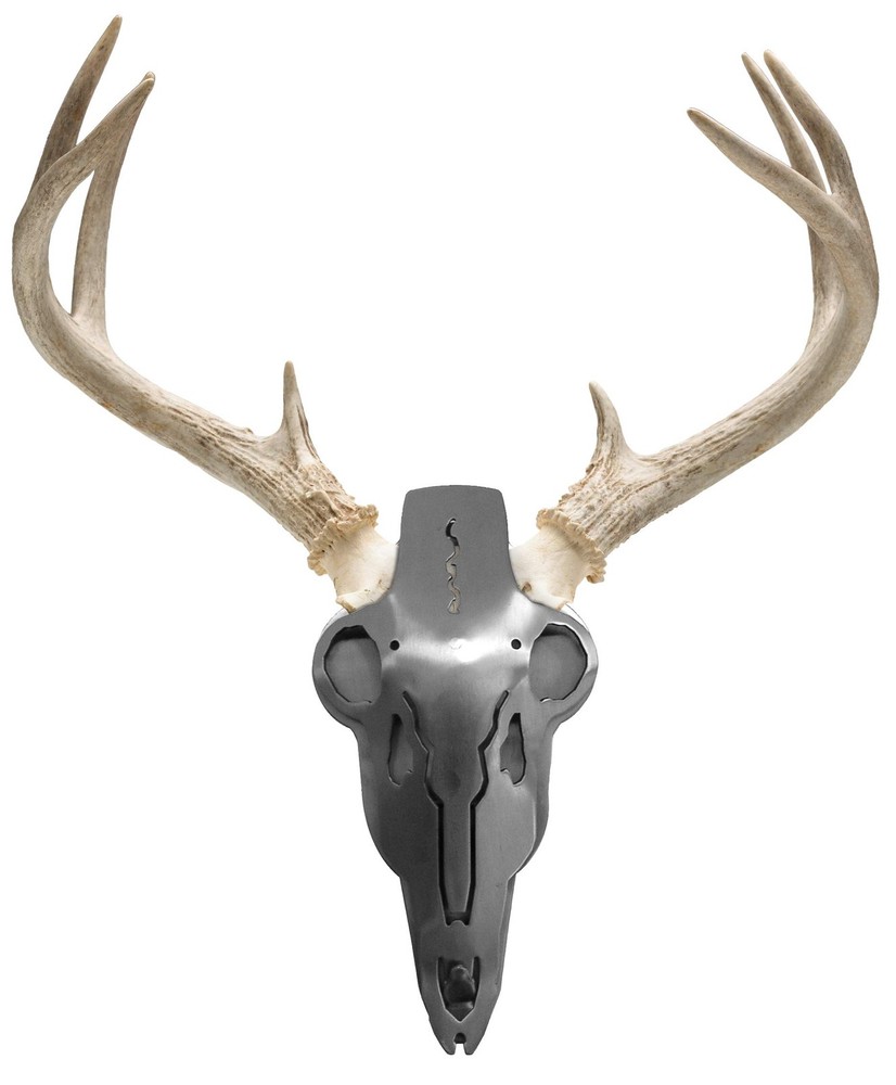 Dead Deer Iron Buck Small Silver Hunting Target