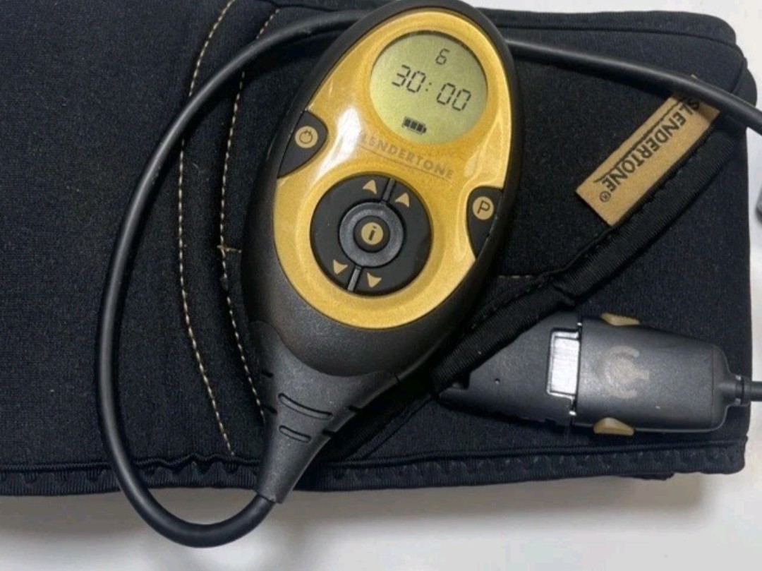 Slendertone Abs6 Stomach Toning Belt X-10 w/ Charger Device & Accessories A++