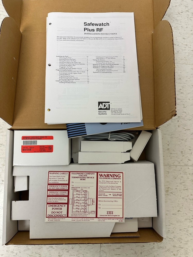 New In Box-ADT Safewatch Plus RF Kit