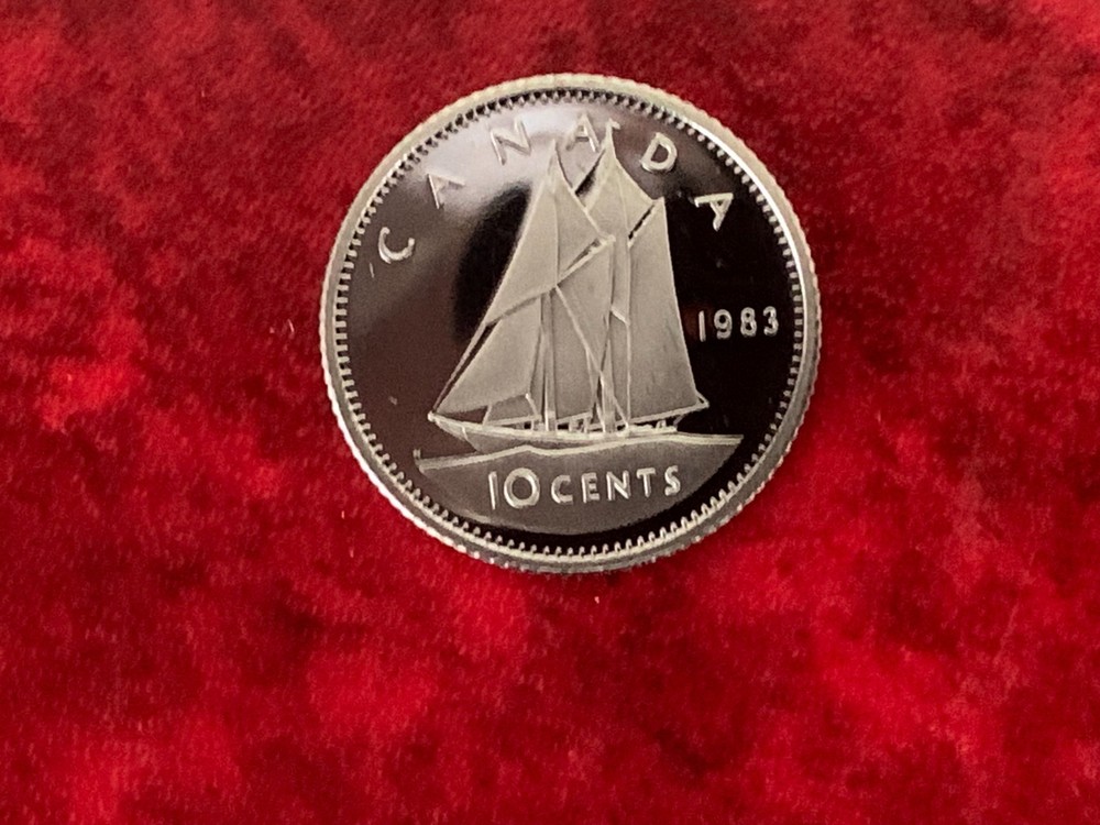 Canada 10 Cent 1983 Proof Coin-Uncirculated