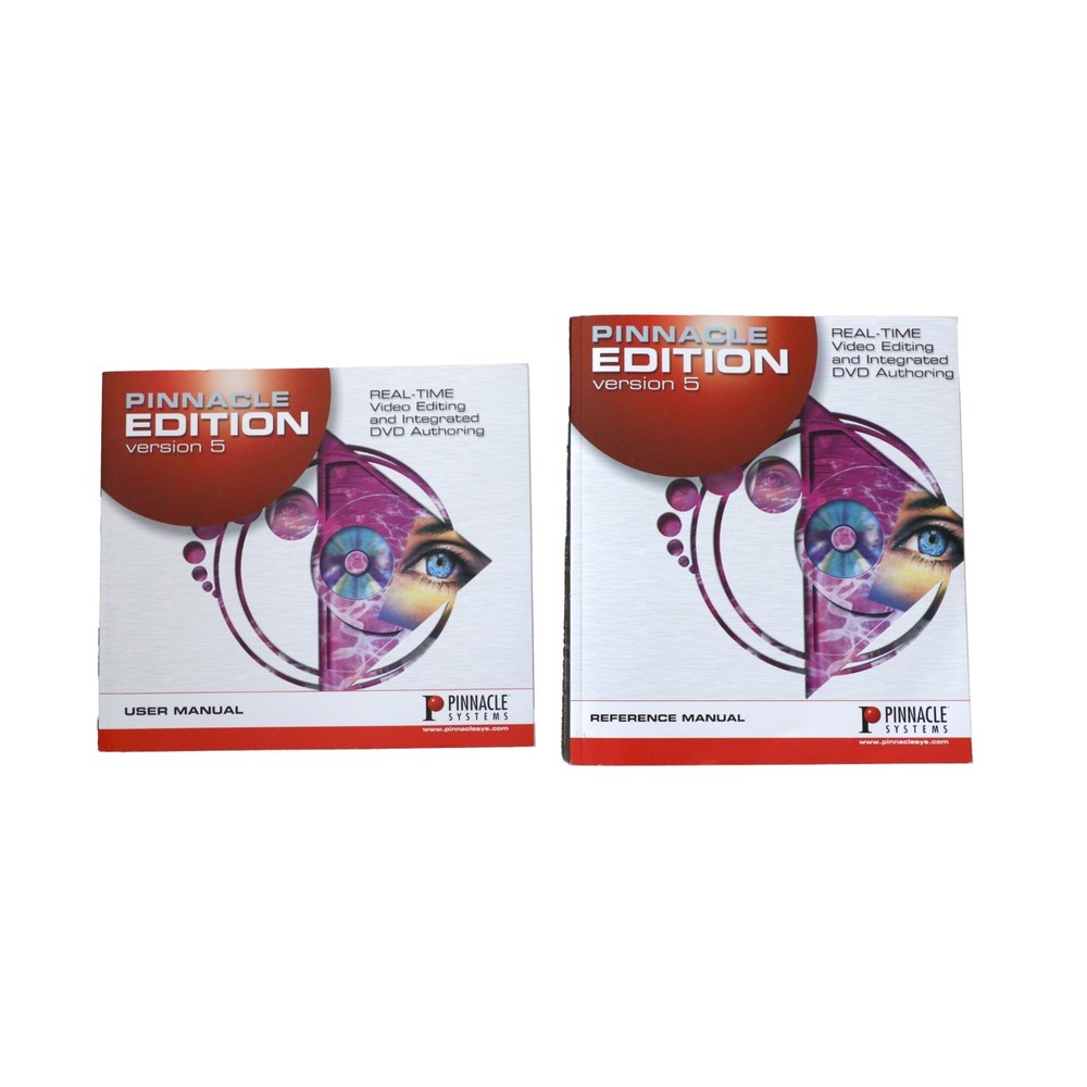 PINNACLE LIQUID EDITION Video Editing Software v5.5 + User & Reference Manuals