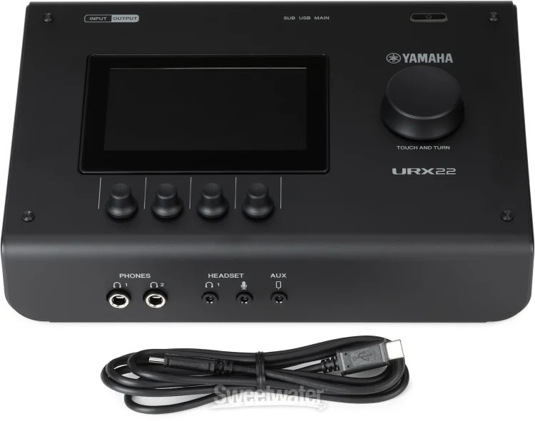 Yamaha URX22 USB-C Audio Interface - Black