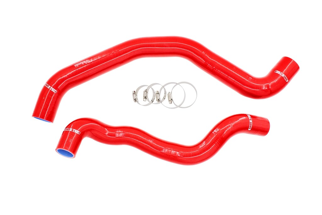 For 2004-2008 F-150 2X Silicone Upper Lower Radiator Coolant Hose Red