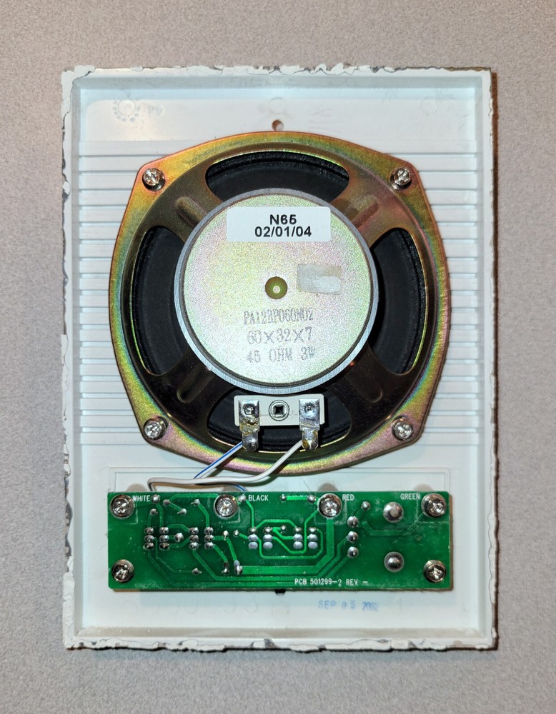 M&S N65 - Intercom Remote Station - Use with MC-602 Master Station - TESTED