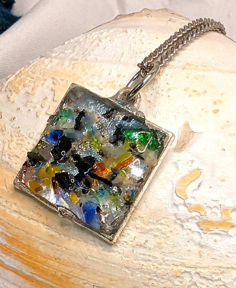 Chip Sea Glass Pendant