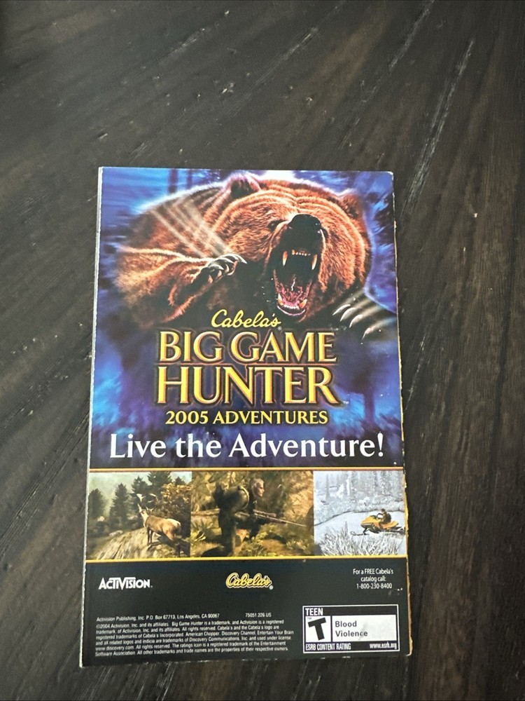 XBOX Manual Only American Chopper