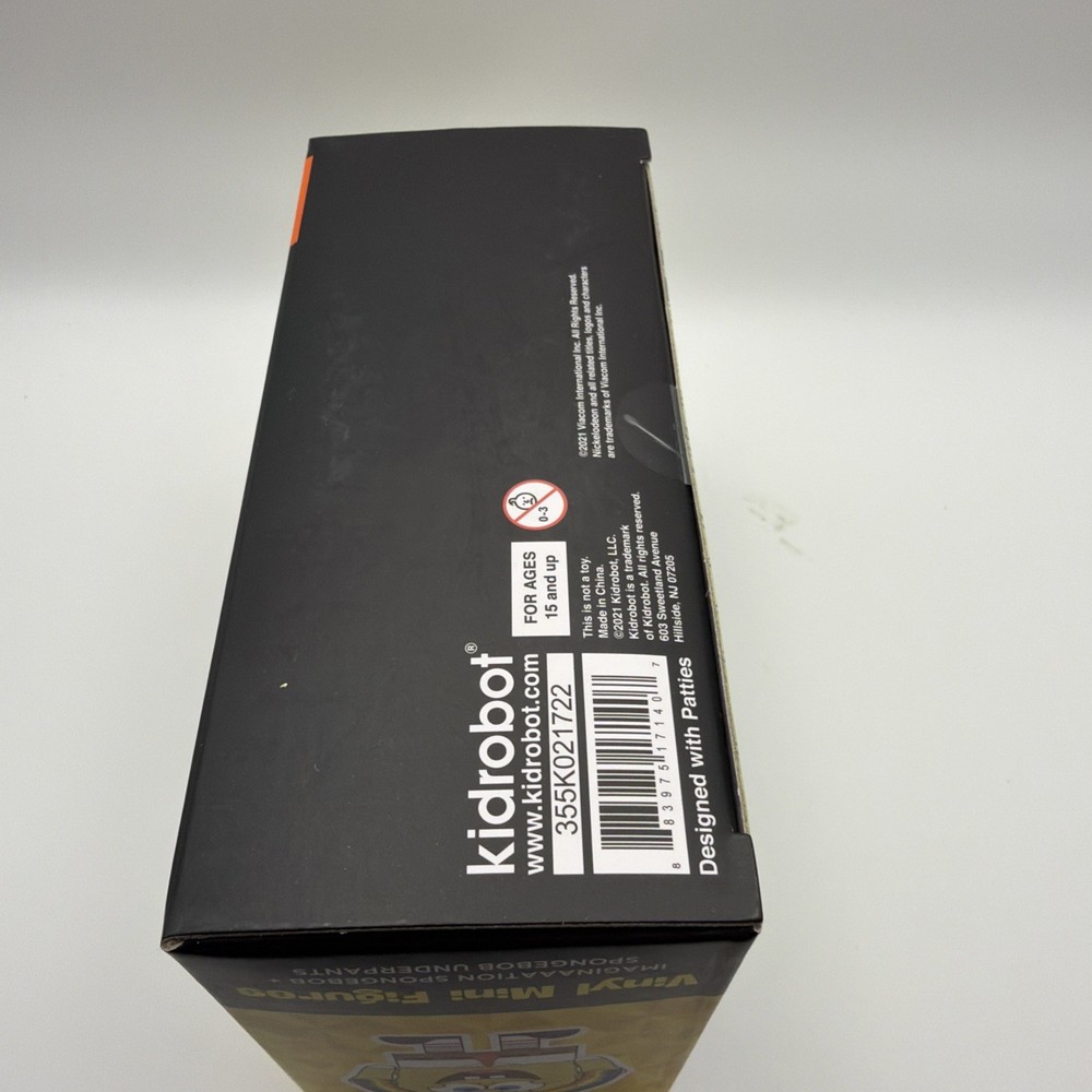 Kidrobot SpongeBob SquarePants Vinyl Mini Figures 2 Pack Imaginaaaation & Under…