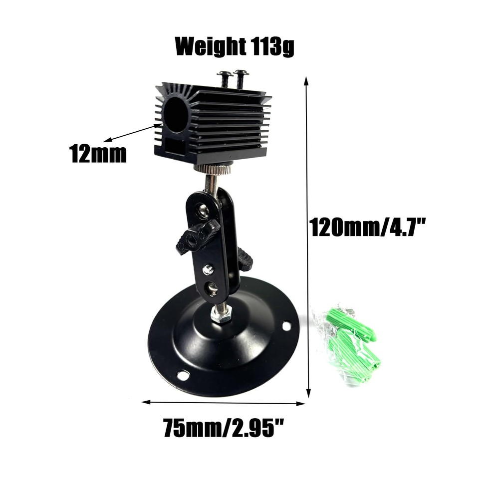 Laser Positioning Bracket Laser Module Fixing Bracket 360-degree Adjustable P...