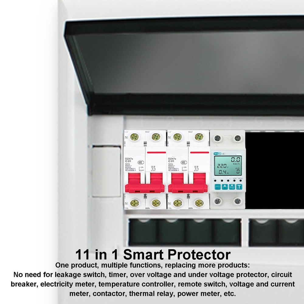 Smart Energy Meter LCD Display Remote Control Timer For Home Use Trending