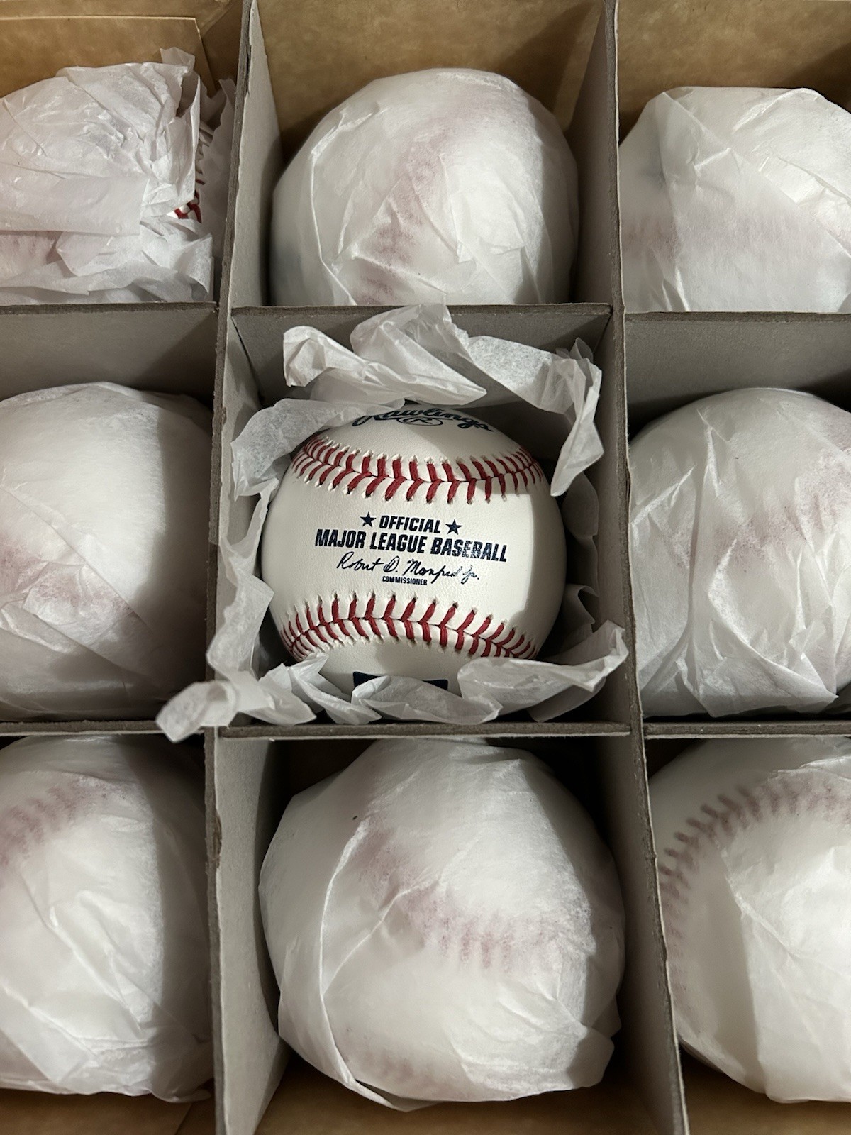 BaseballBazaar.com | Rawlings Official Major League Baseballs MLB - 1 Dozen