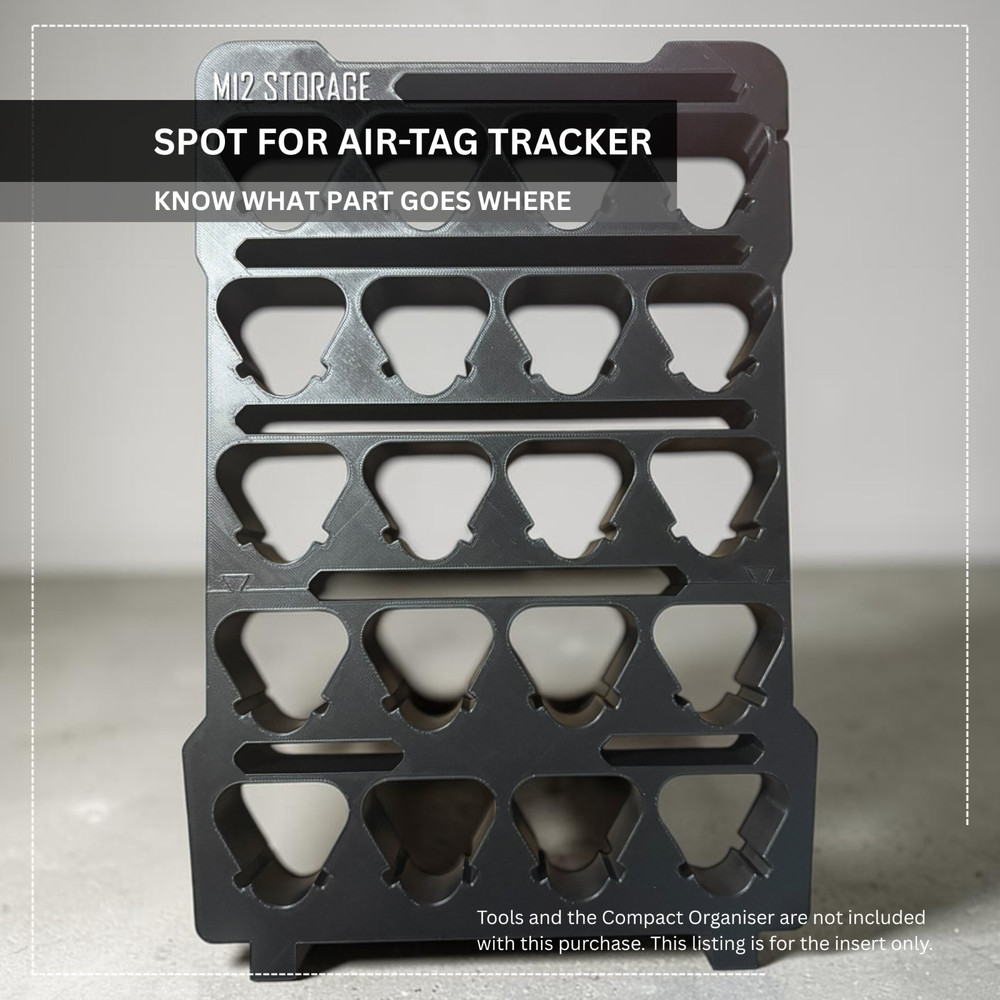 M12 Battery (x20 Slot) Packout Insert | Battery Insert | [INSERT ONLY]