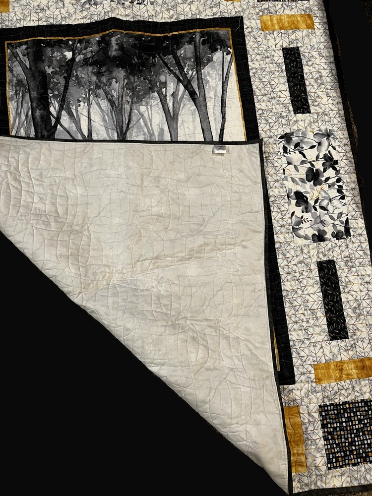 Trees in the Mist Lap Quilt