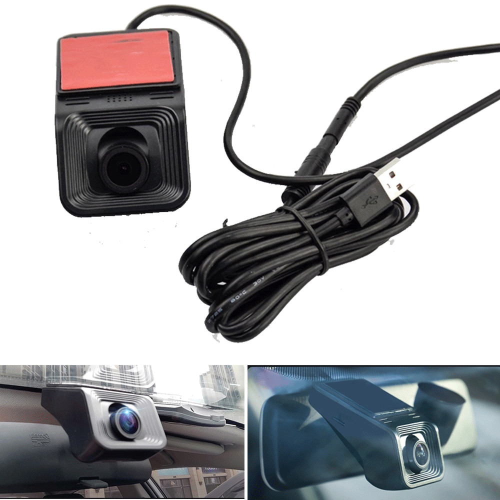 USB Car DVR Driving Video Recorder 1080P Dash Camera ADAS For Android Navigation